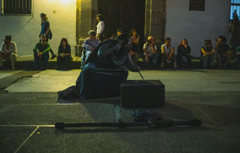 La palabra dicha / Performance de Eider Yangana